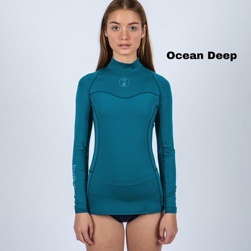 Fourth Element Hydroskin Women's Rashguard LS Top -  Ocean Depth